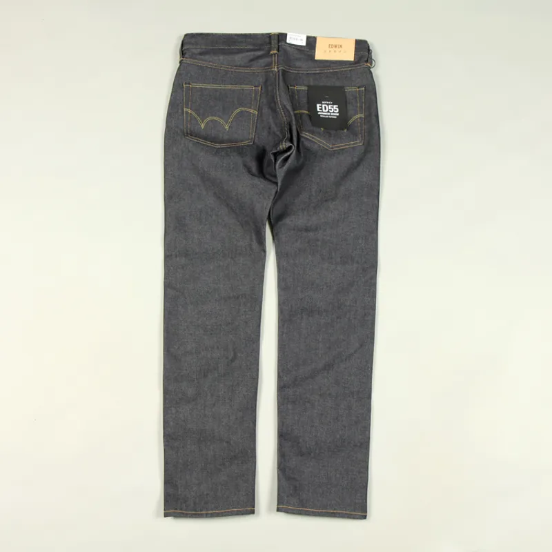 Edwin ED-55 Yoshiko Left Hand Denim - Blue Unwashed